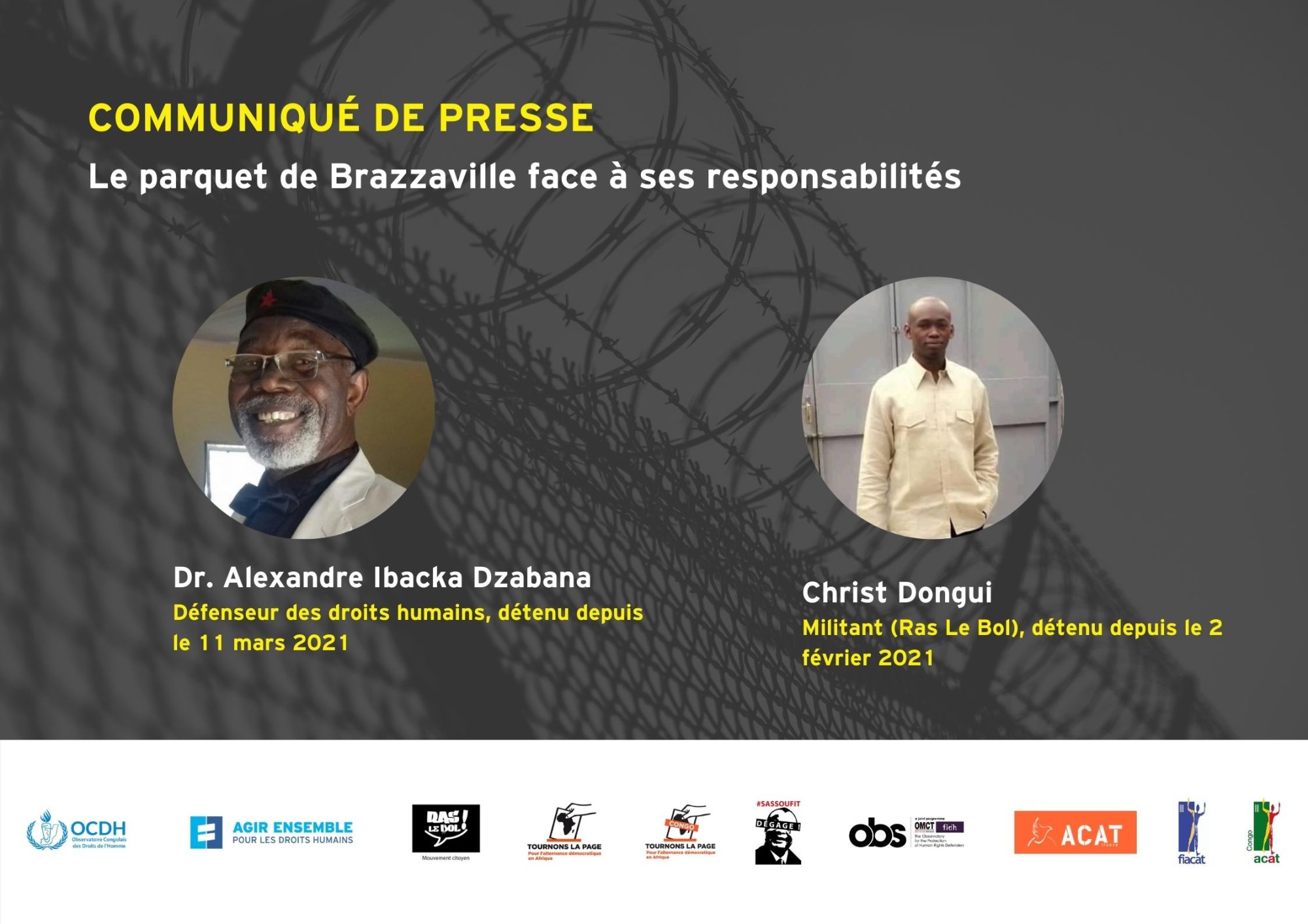 COMMUNIQUE – Le parquet de Brazzaville face à ses responsabilités